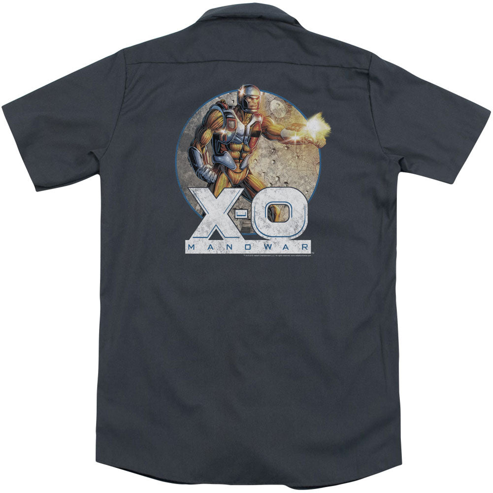 X-O Manowar Vintage Manowar(Back Print) Workshirt Back