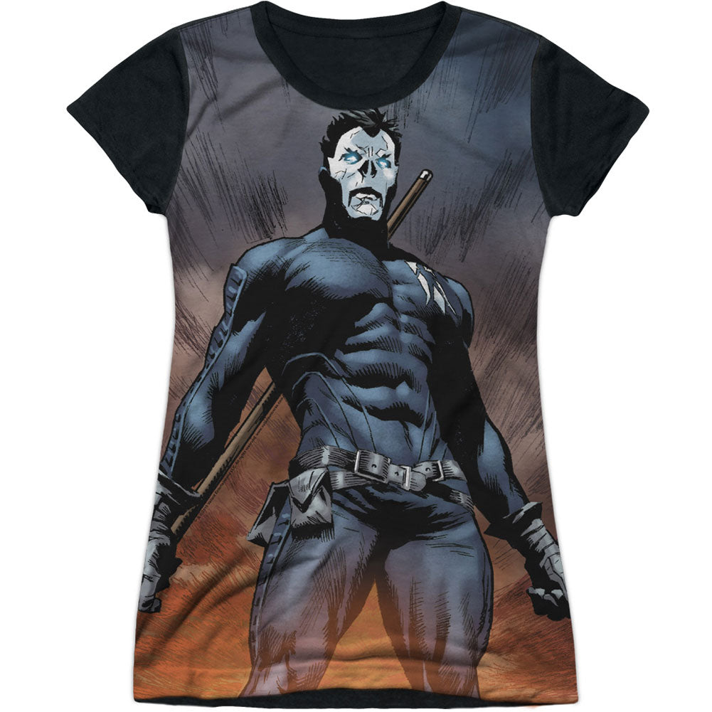 Shadowman Stand Tall Sublimation Junior Top Front