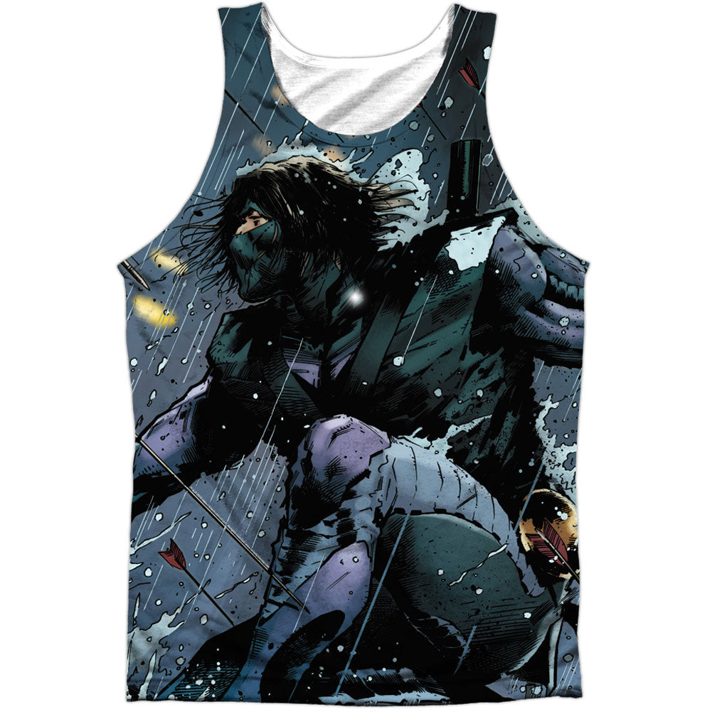 Ninjak Raining Arrows 100% Poly Mens Tank Front