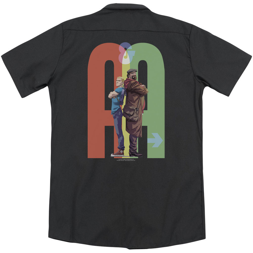 Archer & Armstrong Back To Bak(Back Print) Workshirt Back