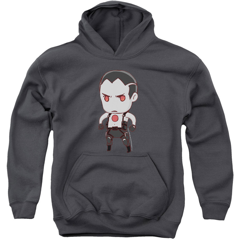 Bloodshot Chibi Youth 50% Poly Hooded Sweatshirt Front