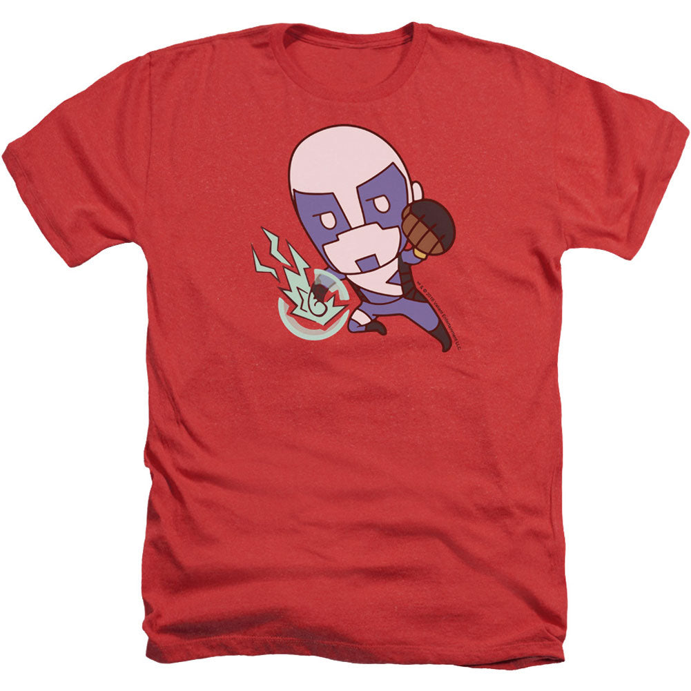 Valiant Quantum Emoji Adult Heather 40% Poly T-shirt Front