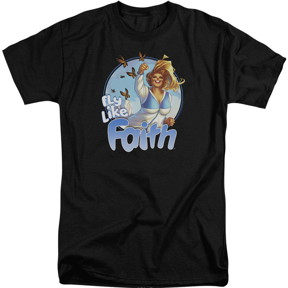 Valiant Fly Like Faith Adult Tall T-shirt Tall Front