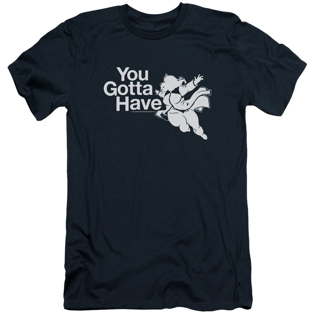 Valiant You Gotta Have Faith Adult Slim Fit Slim Fit T-shirt Front