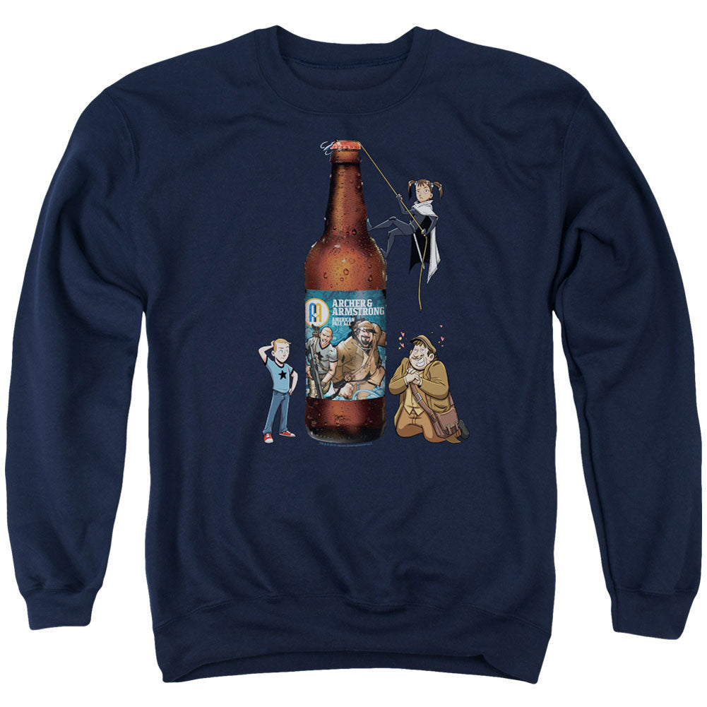 Archer & Armstrong Ale Adult Sweatshirt Front