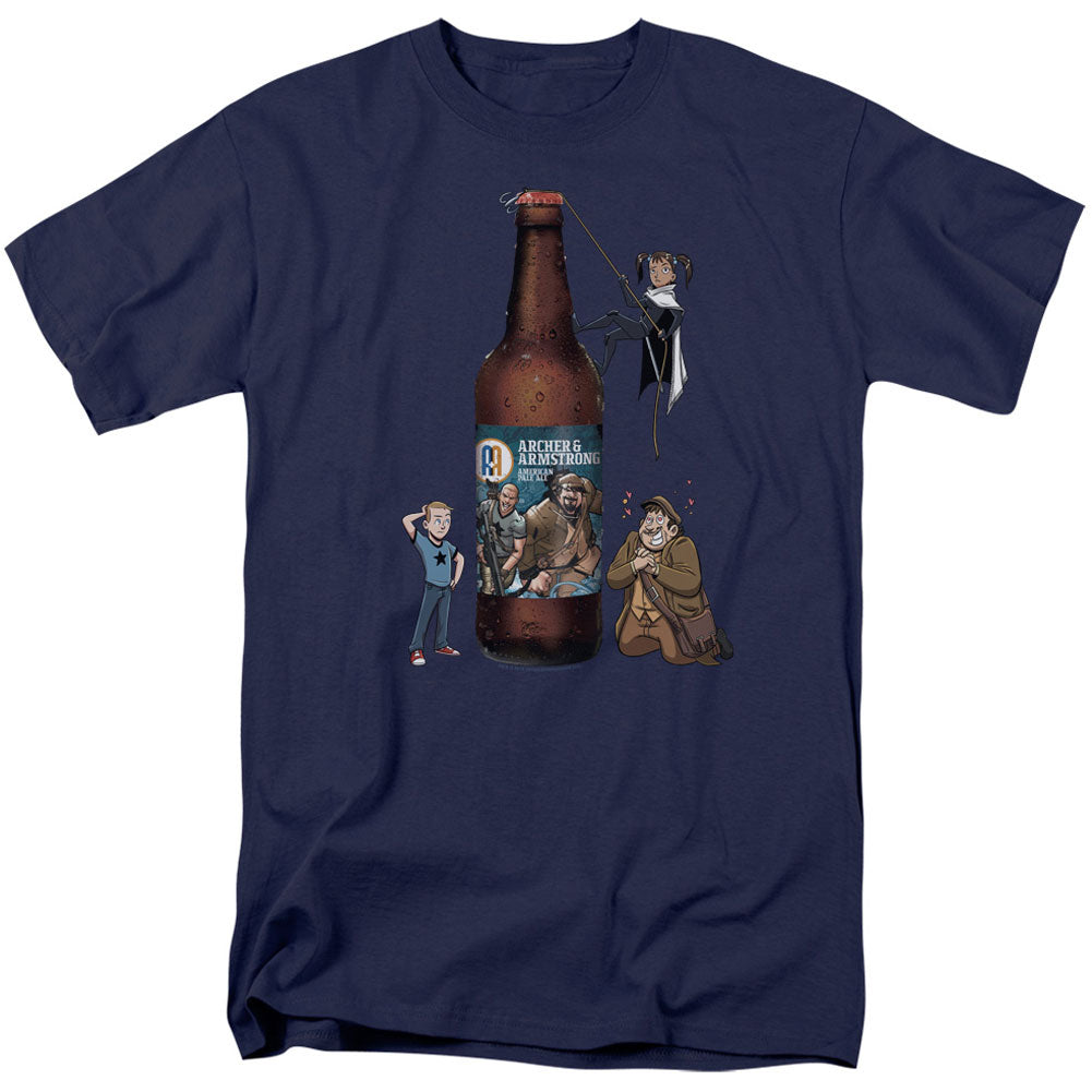 Archer & Armstrong Ale Adult T-shirt Front