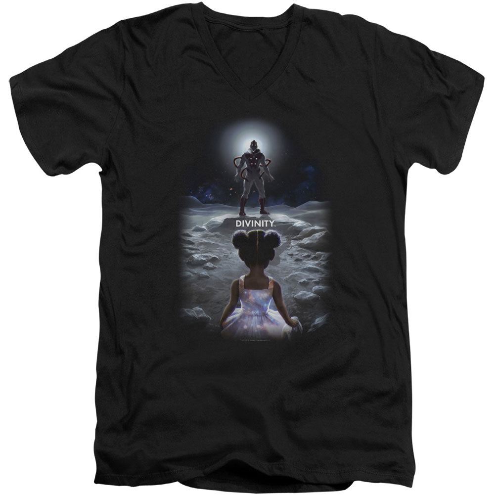 Valiant Divinity Child Adult V-Neck Slim Fit T-shirt Front