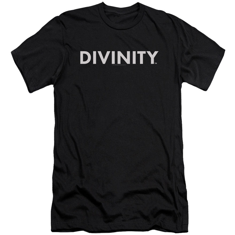 Valiant Divinity Logo Premium Canvas Brand Slim Fit T-shirt Front