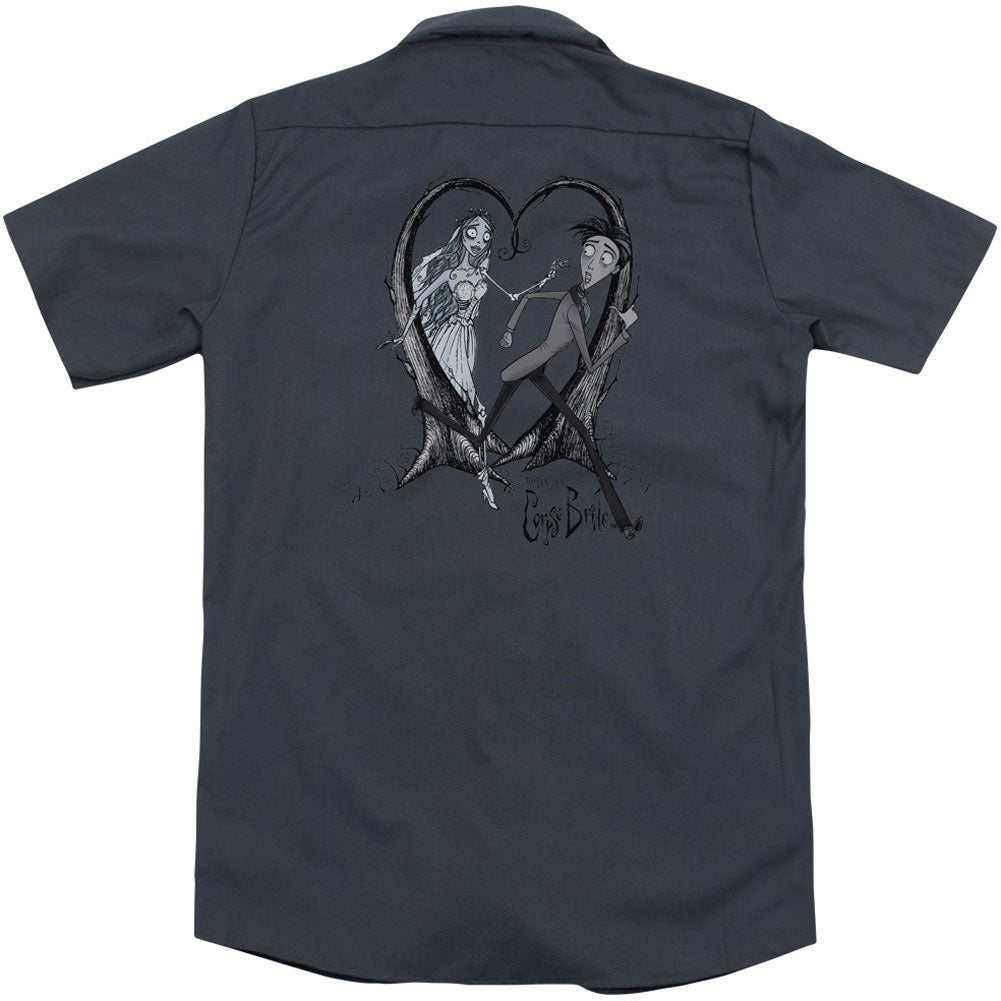 Corpse Bride Runaway Groom (Back Print) Workshirt Back