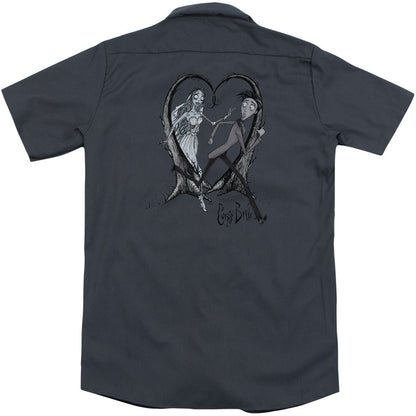 Corpse Bride Runaway Groom (Back Print) Workshirt Back