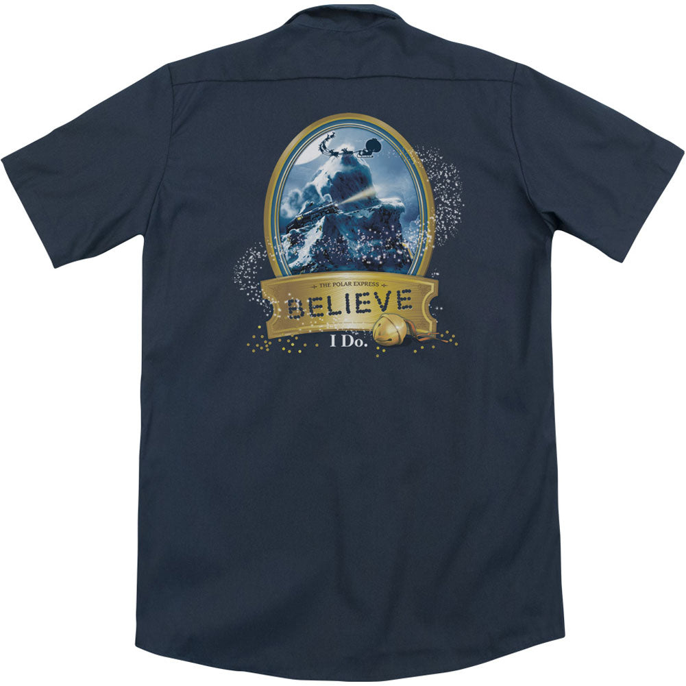 Polar Express True Believer (Back Print) Workshirt Back