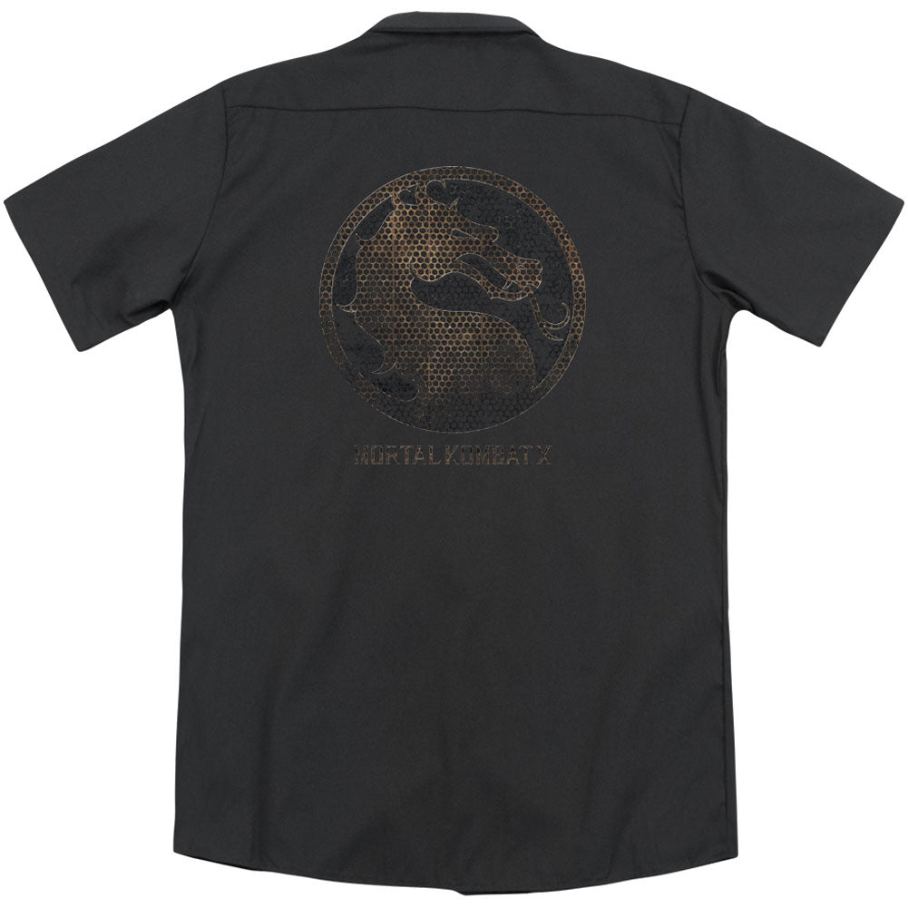 Mortal Kombat X Metal Seal (Back Print) Workshirt Back