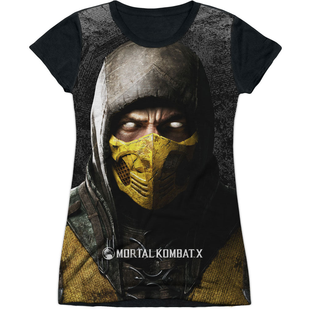Mortal Kombat X Finish Him Sublimation Junior Top Front