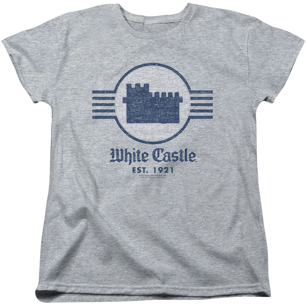 White Castle Emblem Womens T-shirt Front