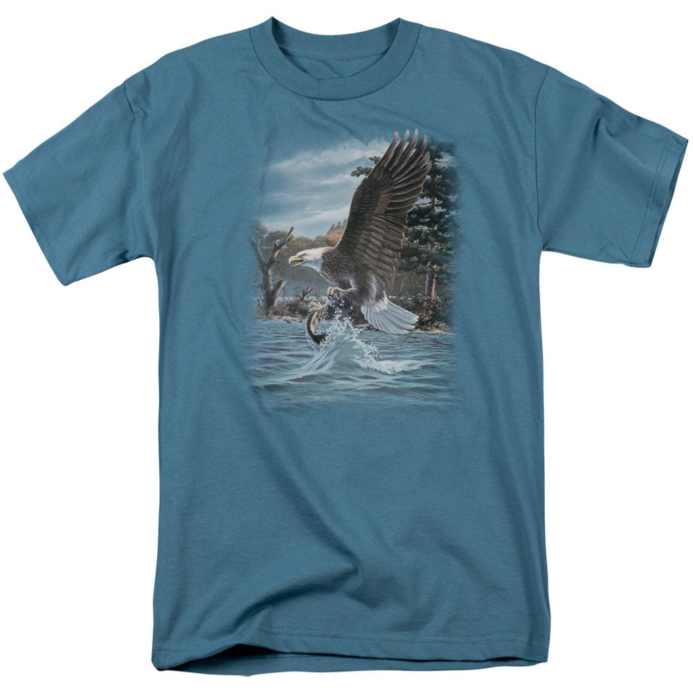 Wildlife The North Woods Bald Eagle Adult T-shirt Front