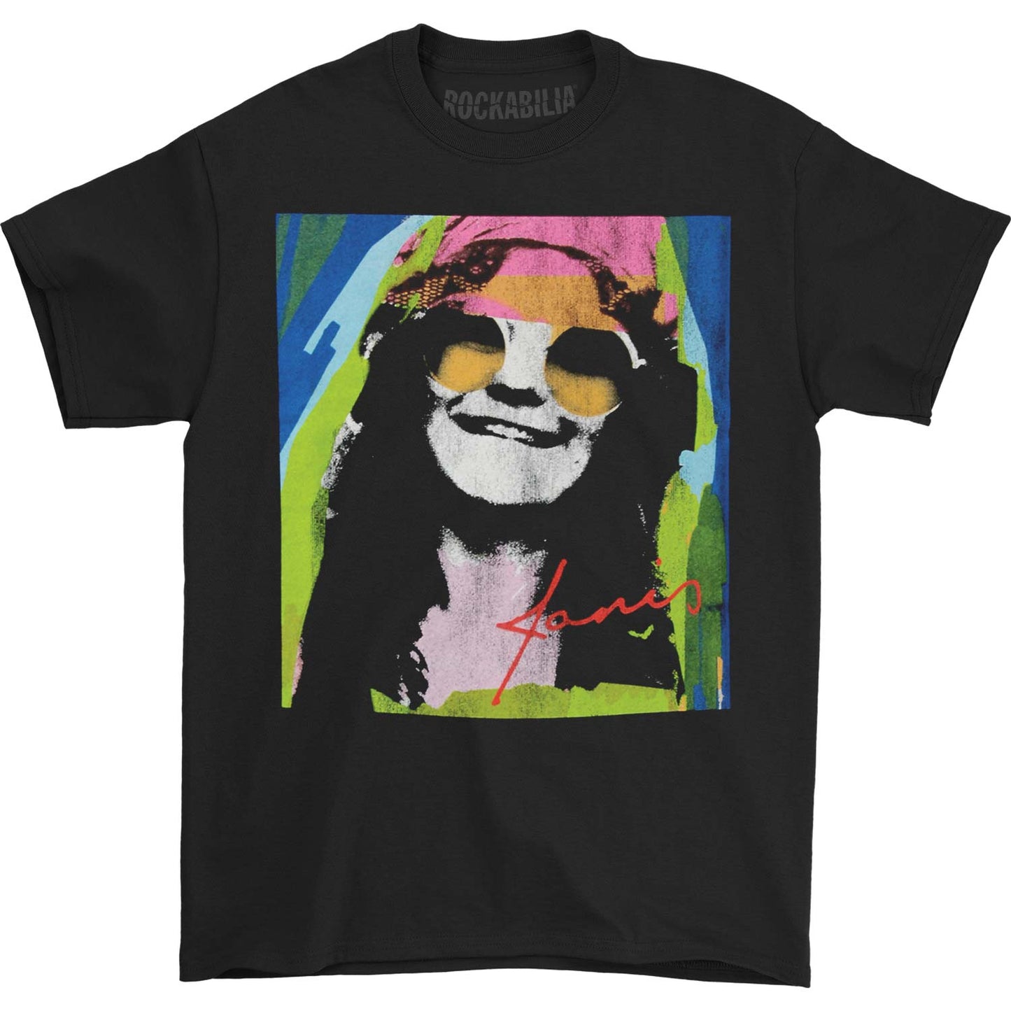 Janis Joplin Janis Psychedelic T-shirt Front