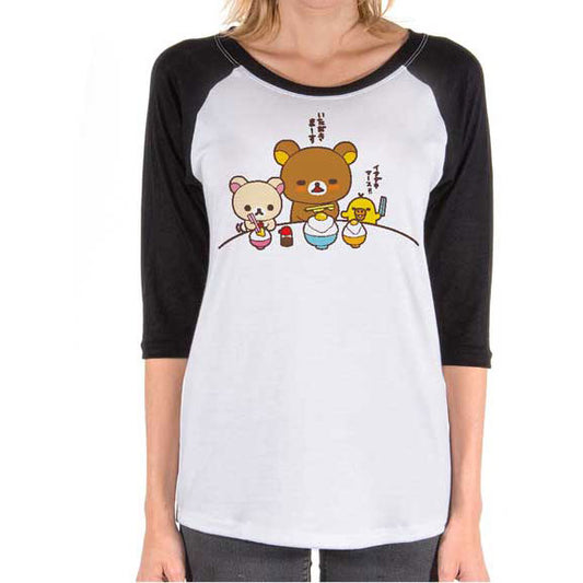 Rilakkuma Dinner Time Raglan Junior Top