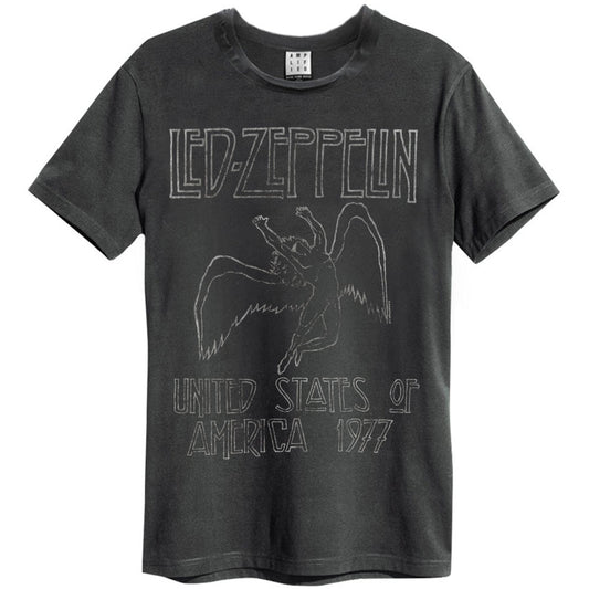Led Zeppelin USA '77 Slim Fit T-shirt Front