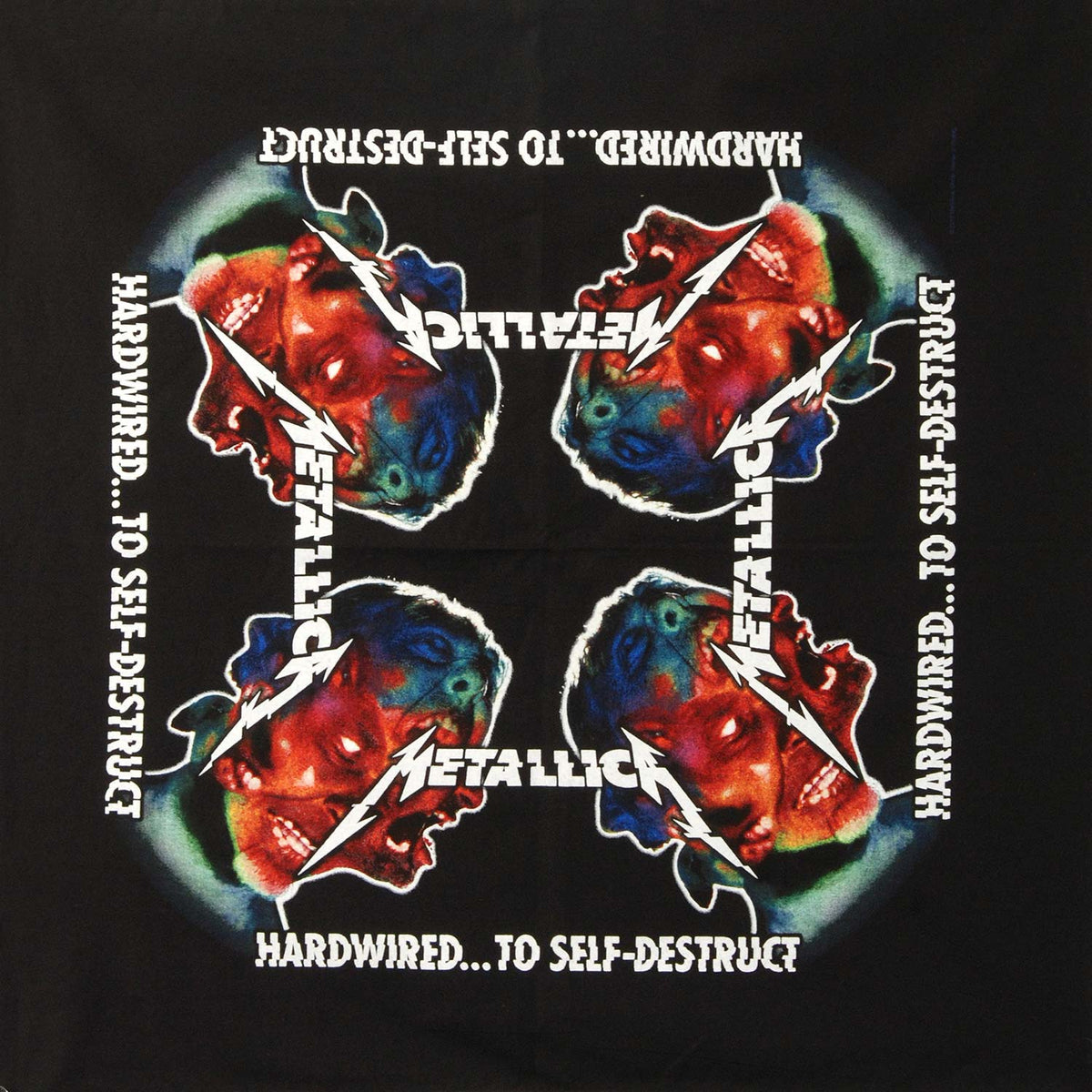 Metallica Hardwired To Self Destruct Bandana Front
