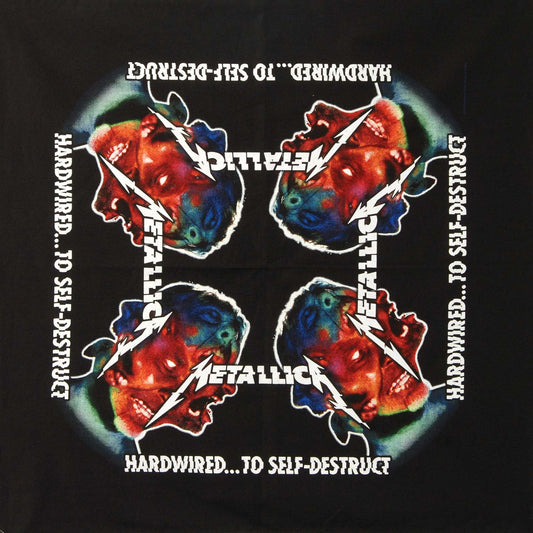 Metallica Hardwired To Self Destruct Bandana Front