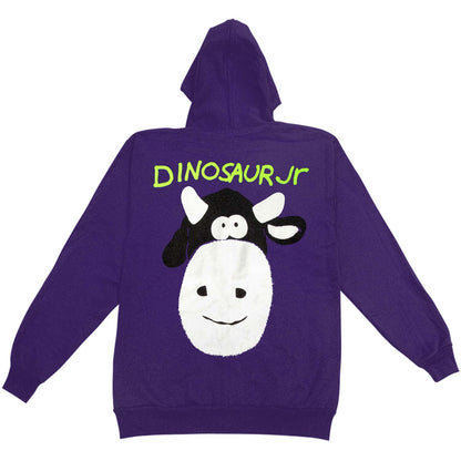 Cow Hoodie Zippered Hooded Sweatshirt
