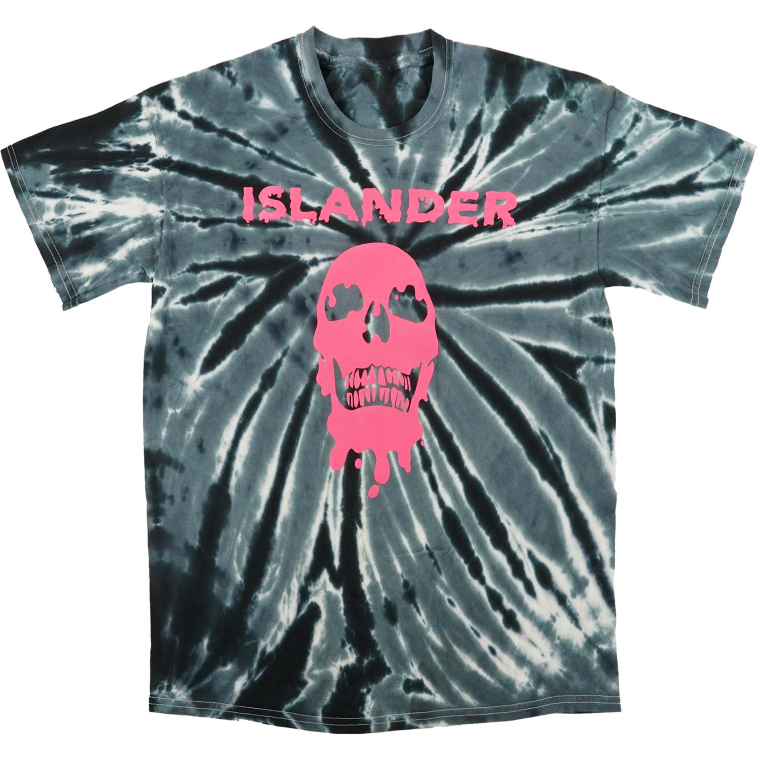Islander Face Melt Tie Dye T-shirt Front