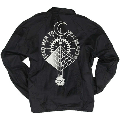 Feed Her To The Sharks Burial Chamber Windbreaker Back