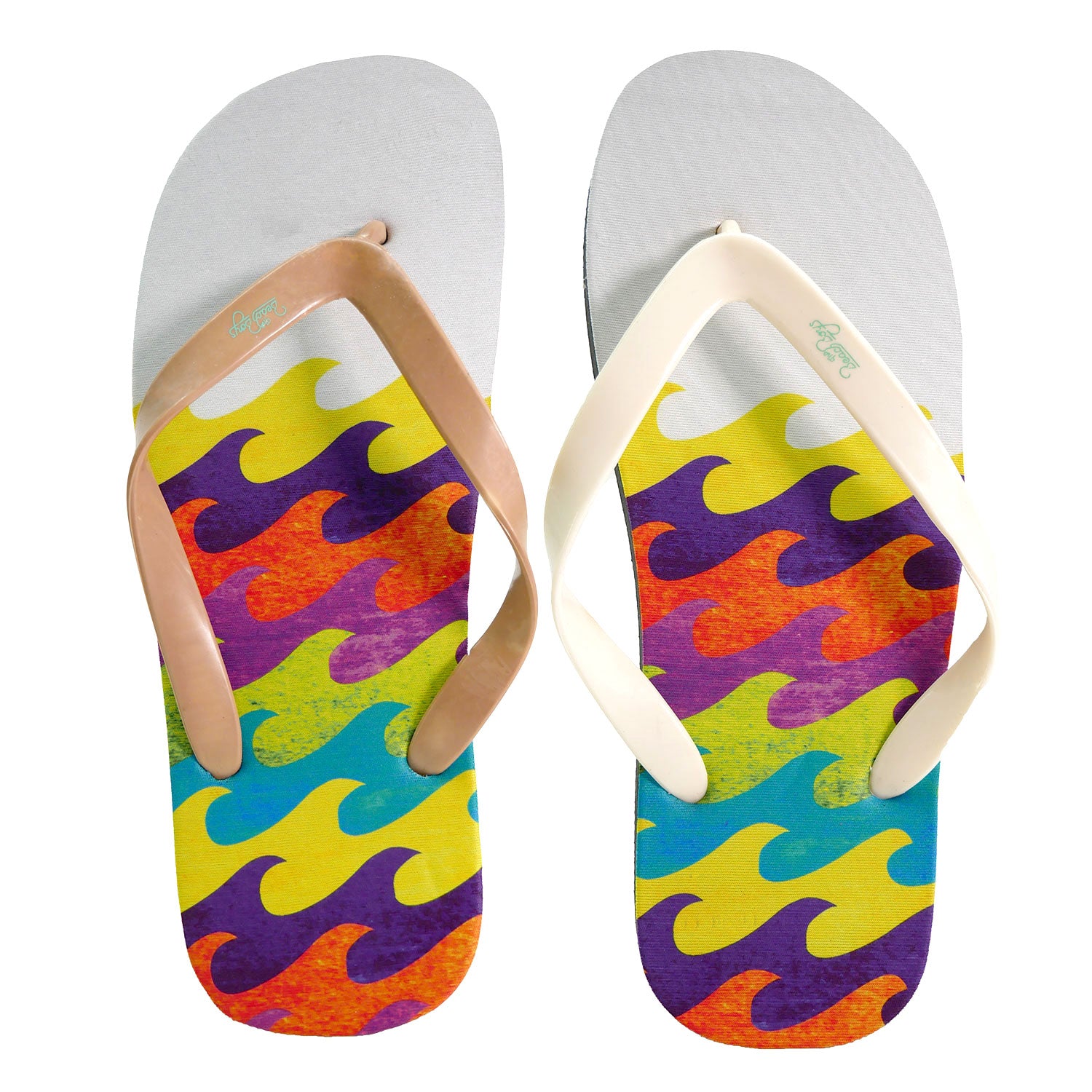 Beach Boys Waves Flip Flops Back