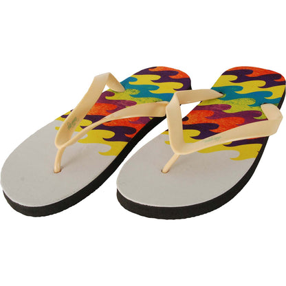 Beach Boys Waves Flip Flops Front