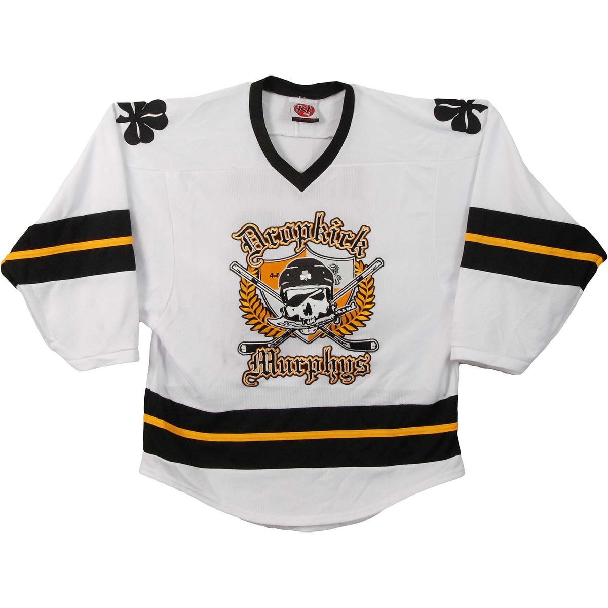Dropkick Murphys White Hockey Jersey Front