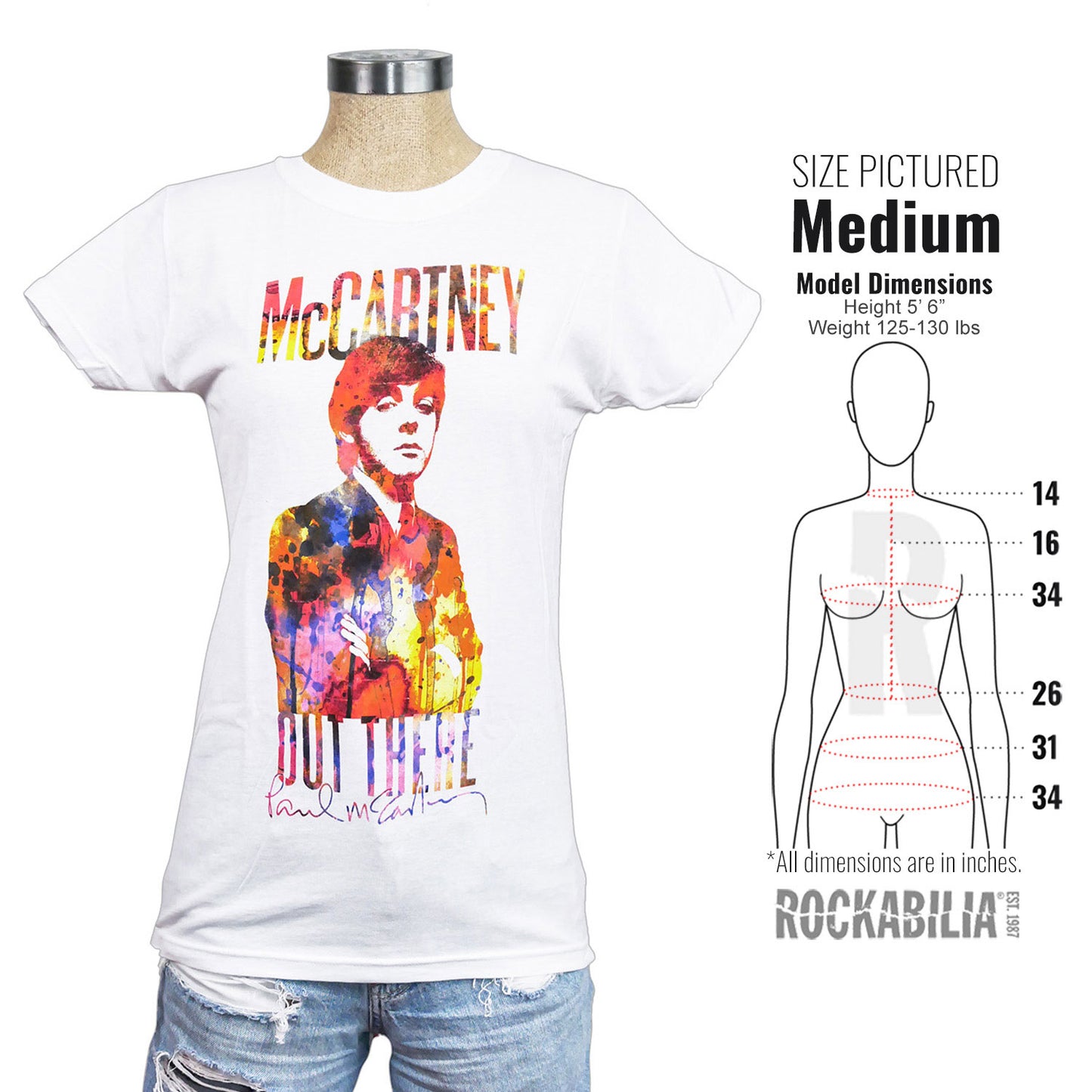Paul McCartney Canvas Junior Top
