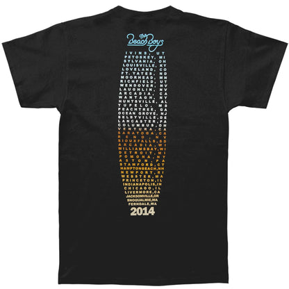Beach Boys 50 Years Of Fun 2014 Tour T-shirt Back