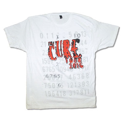 Numbers On White 2016 Tour T-shirt