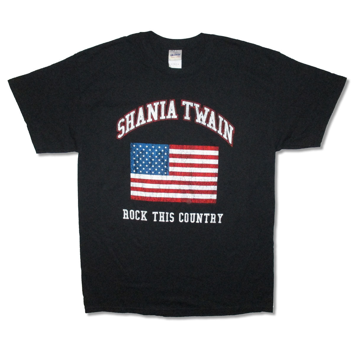 Shania Twain U.S. Flag T-shirt