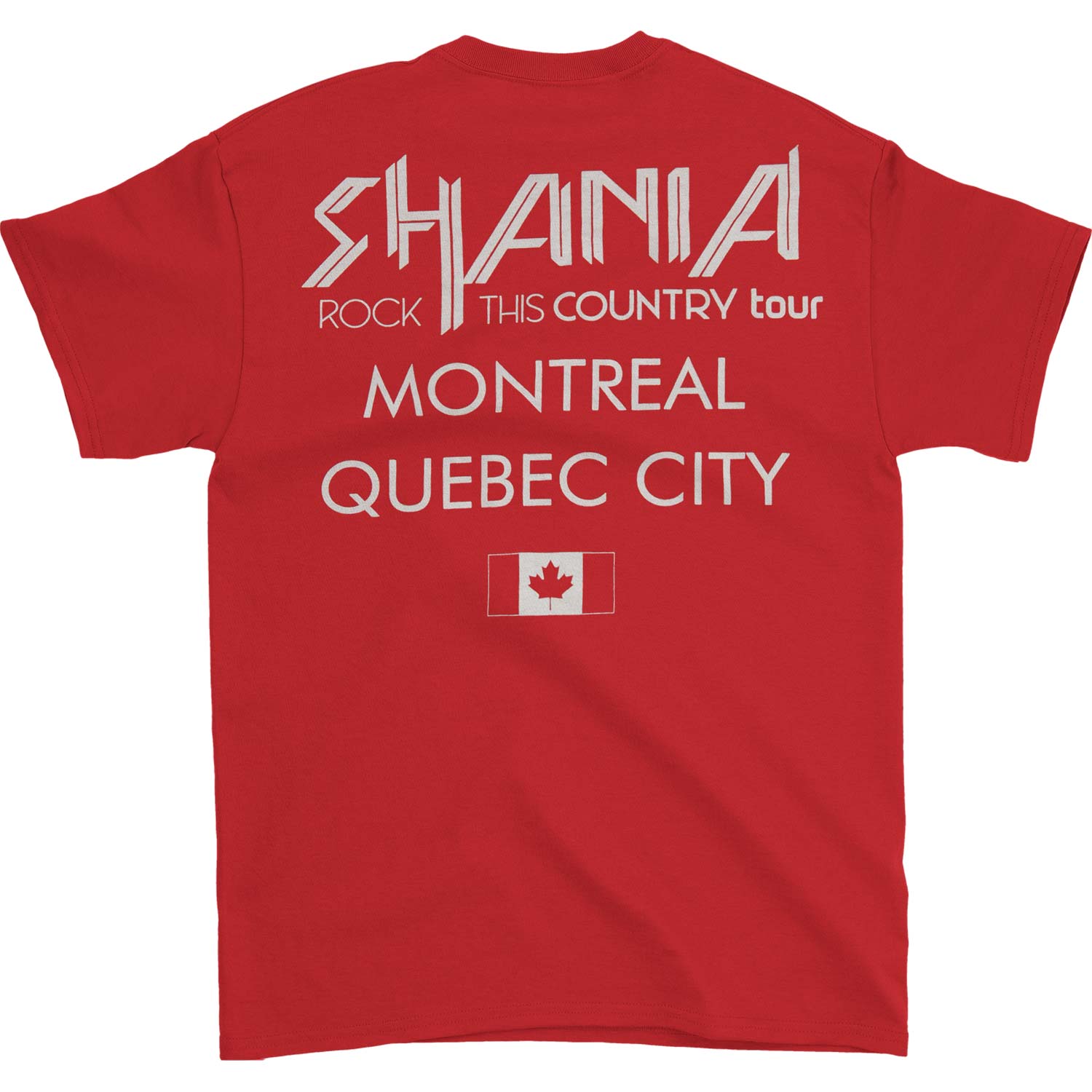 Shania Twain Quebec Event T-shirt
