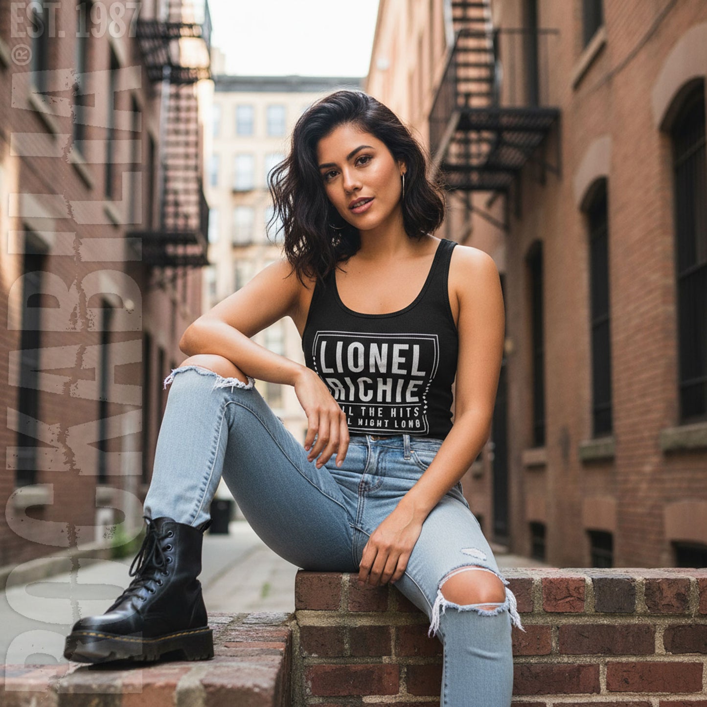 Lionel Richie All The Hits Womens Tank Alt 2