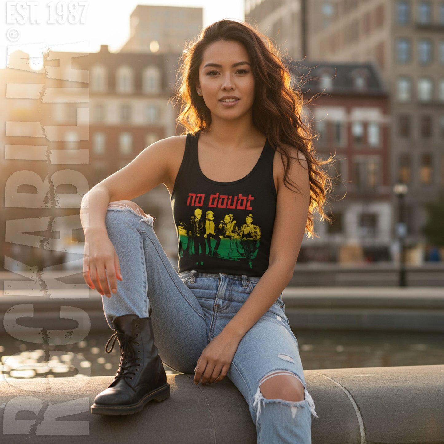 Rasta Pose Womens Tank