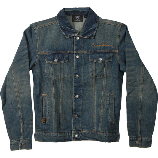 Beatles Paul McCartney Signature Denim Jacket Front