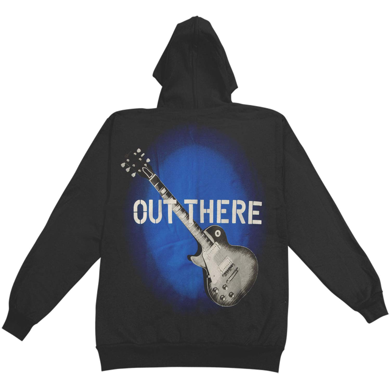 Paul Mccartney Paul McCartney Guitar Zippered Hooded Sweatshirt Back