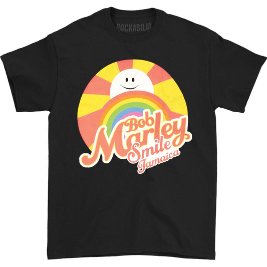Bob Marley Smile Jamaica Rainbow T-shirt Front
