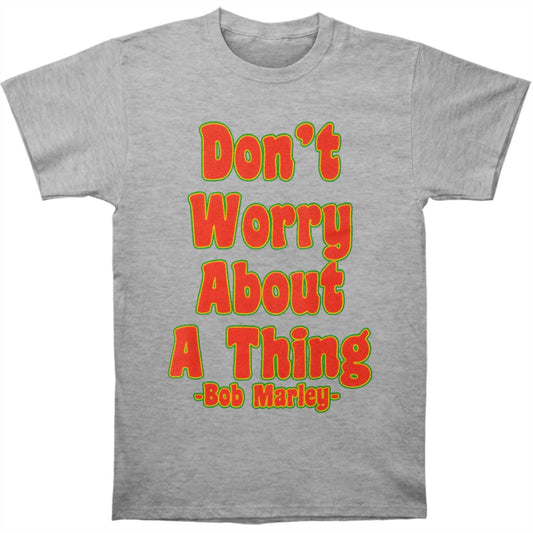 Bob Marley Don't Worry Retro T-shirt Front