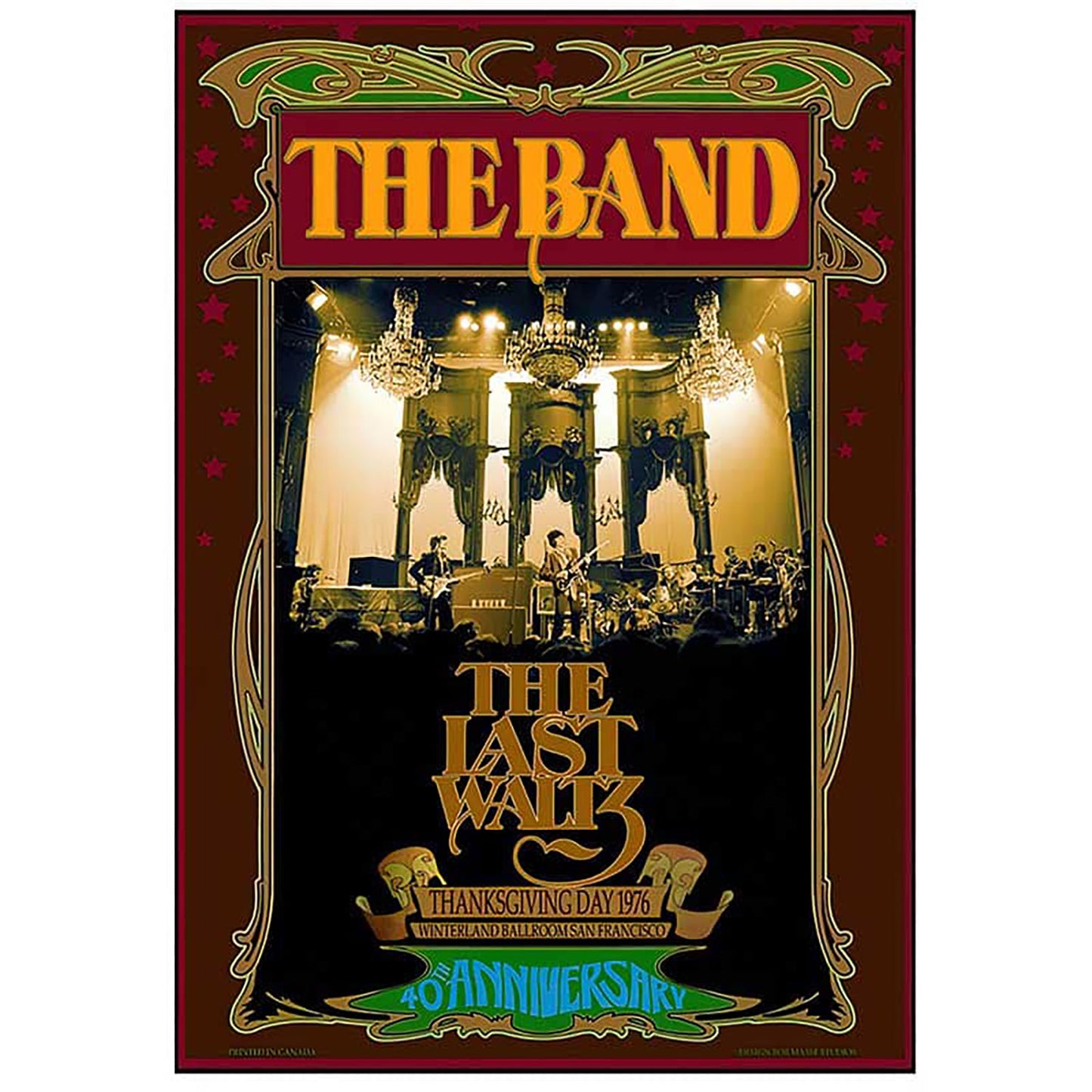 The Last Waltz Concert Promo Poster