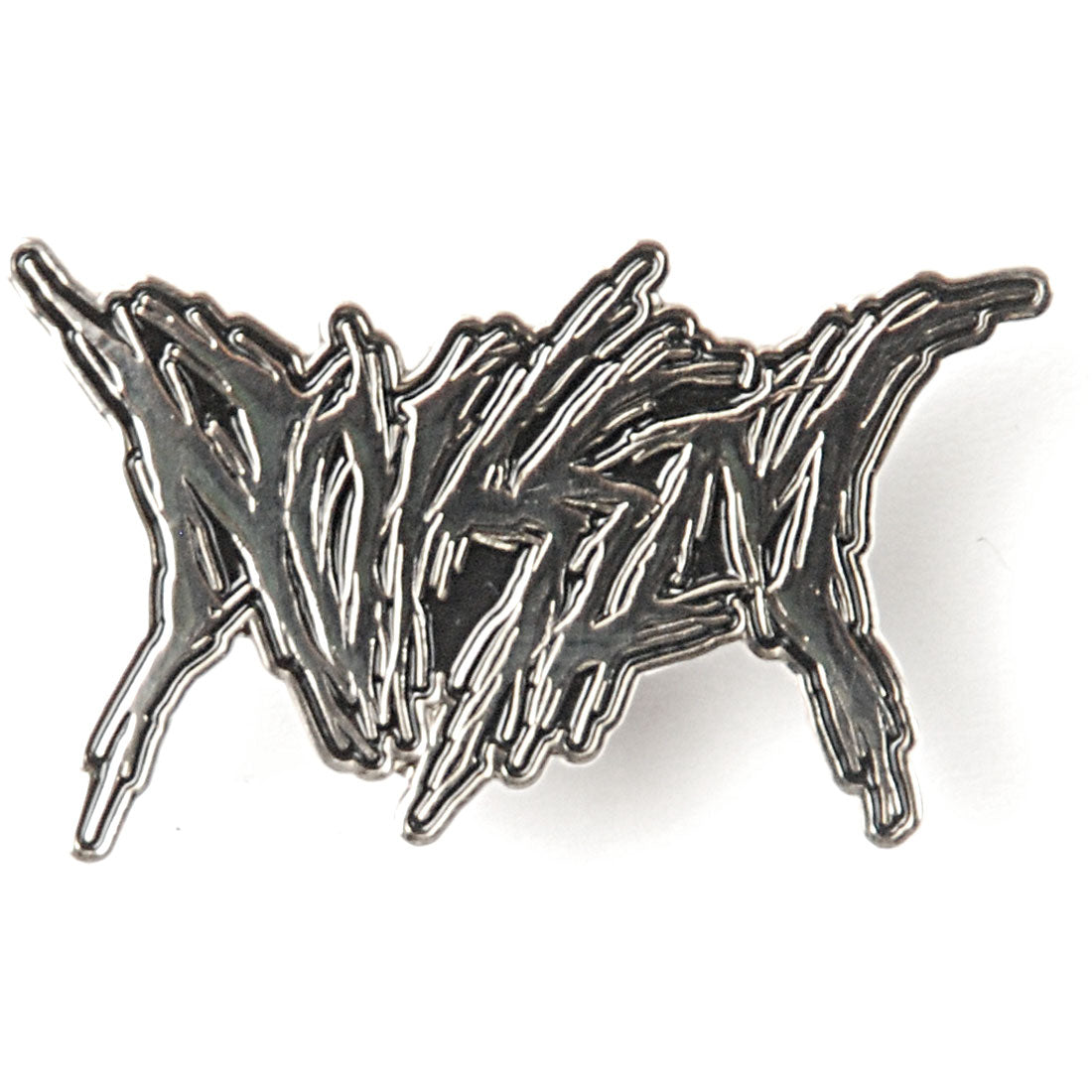 Noisem Logo Enamel Pin Pewter Pin Badge Front