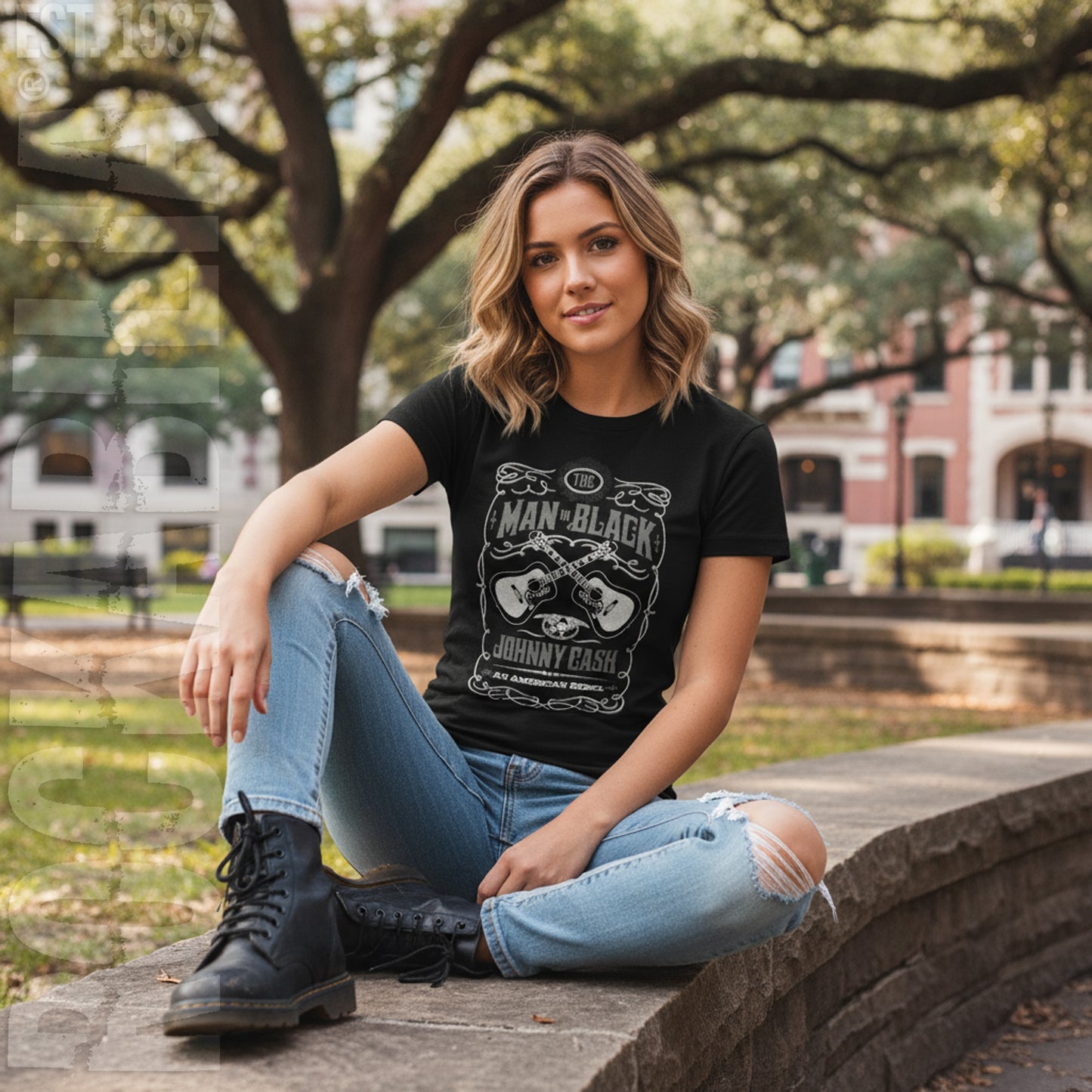 MIB Guitar Women's Tee Junior Top