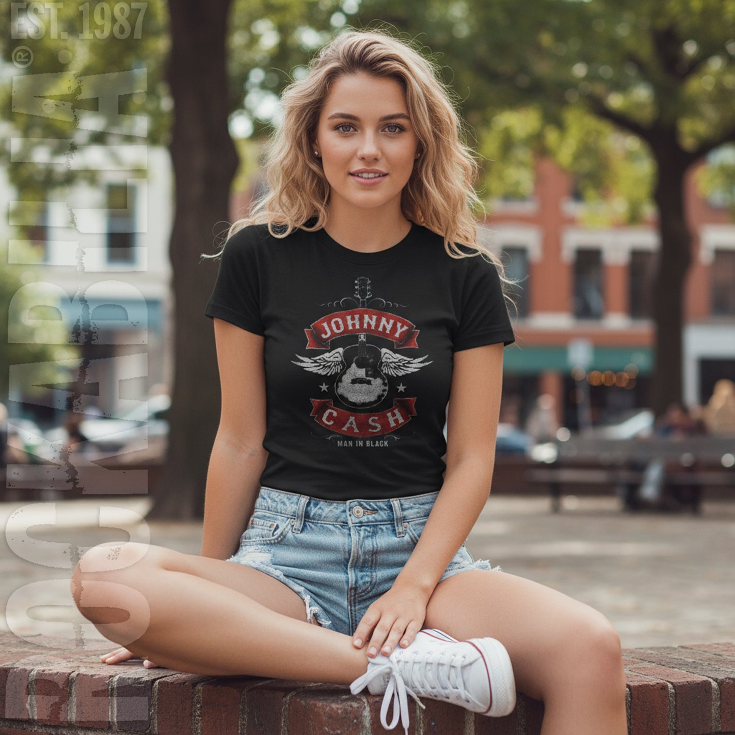 Winged Guitar Juniors Lightweight Tee Junior Top