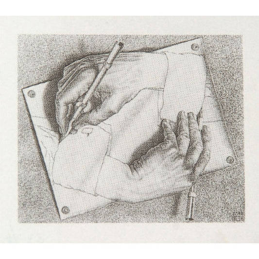 M.C. Escher Drawing Hands Domestic Poster