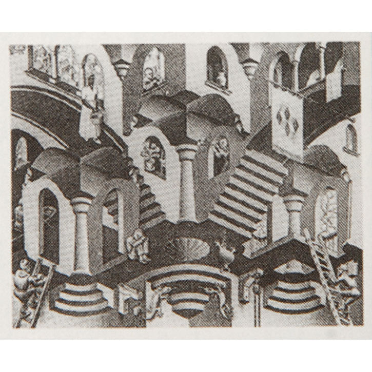 M.C. Escher Concave & Convex Domestic Poster