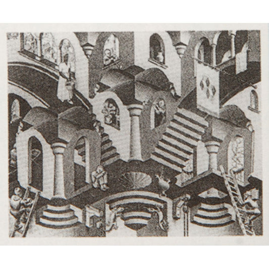 M.C. Escher Concave & Convex Domestic Poster
