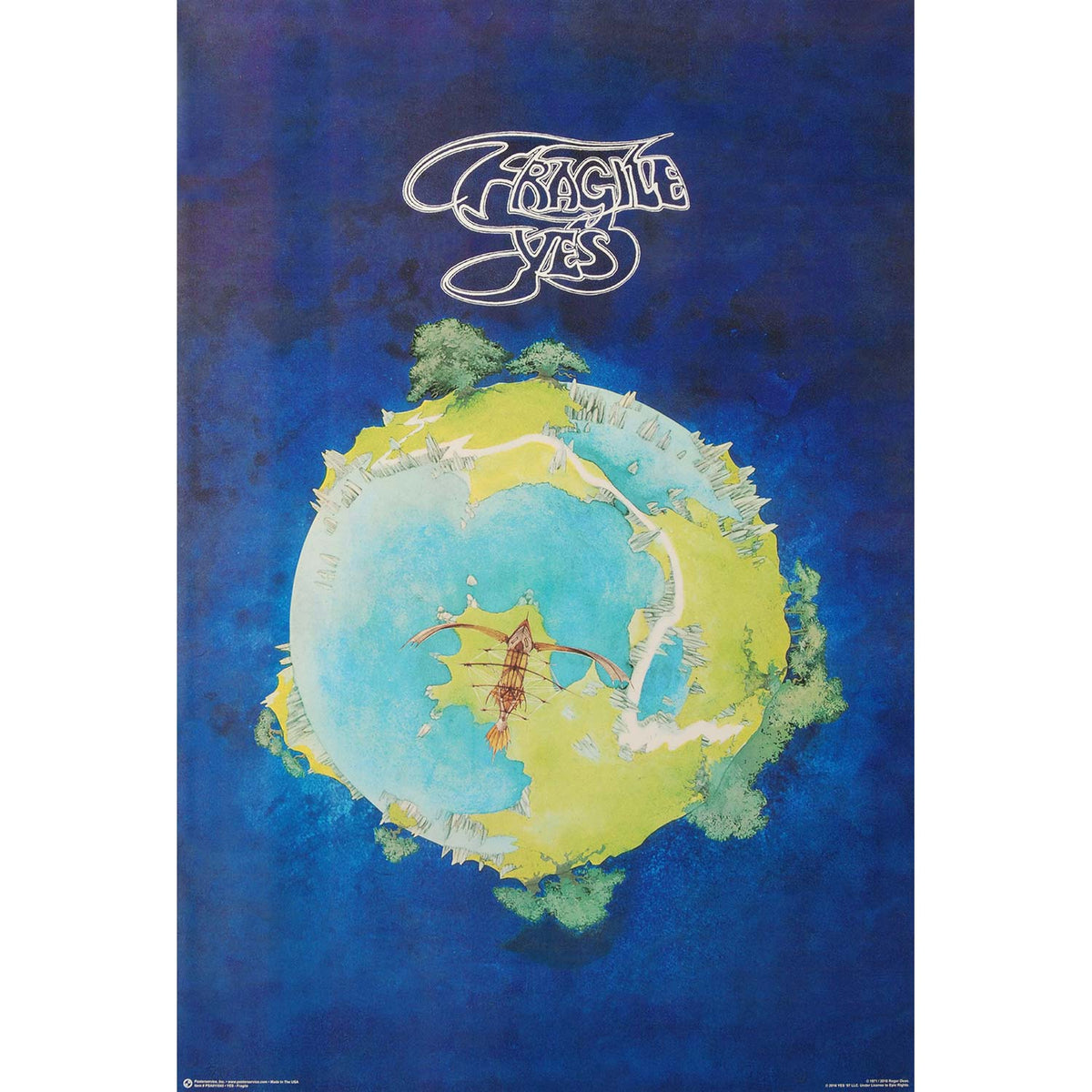 Yes Fragile Domestic Poster Front