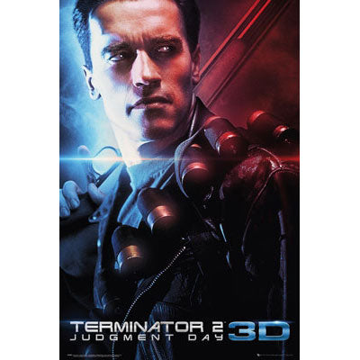 Terminator 3D Domestic Poster